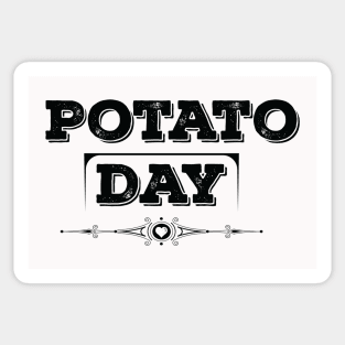 Potato Chip’s Day Black Sticker